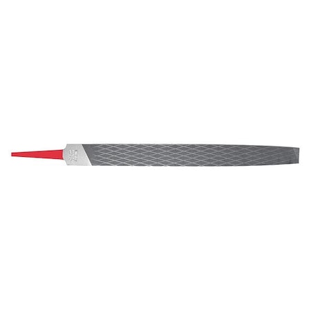 SIMONDS Simonds 73243000 Flat Hand File American Pattern Chip Breaking Rectangular Coarse 8 inches Length 25/32 inches Width 9/64 inches Thickness