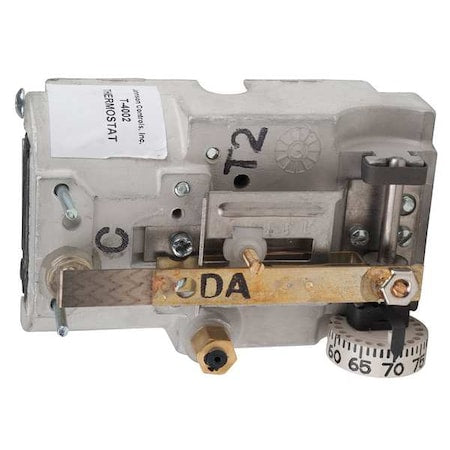 JOHNSON CONTROLS JOHNSON CONTROLS T-4002-9009 Pneumatic Thermostat Horizontal Mount 12 to 30 Degrees Celsius