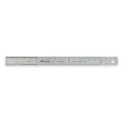 Mitutoyo 182-302 Semi-Flexible Rule 6 Inches 1/16 1/32 1/64 1mm 0.5mm
