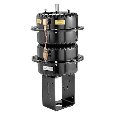 JOHNSON CONTROLS Johnson Controls MP867E001G MP8000 Series Pneumatic Valve Actuator with Mounting Kit, Spring Return Up, 100 Square Inch Effective Area, 1-1/2 Stroke, 9 to 13 psig