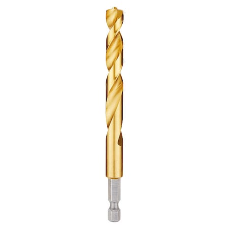 MILWAUKEE Milwaukee 48-89-4622 Titanium Hex Shank Drill Bit 25/64
