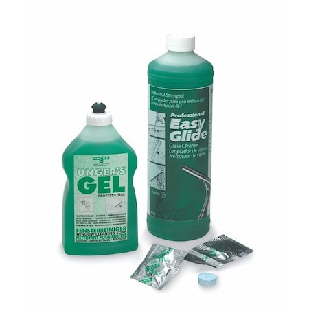 UNGER Unger PL100 Pellets Glass Cleaner 320 oz. Blue Unscented Foil Pack