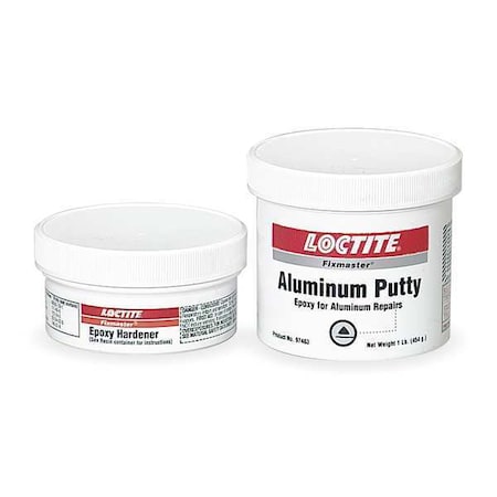 LOCTITE Loctite 235615 Fixmaster Aluminum Putty 1 lb Kit Aluminum