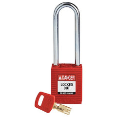 BRADY NYL-RED-76ST-KD PADLOCKS