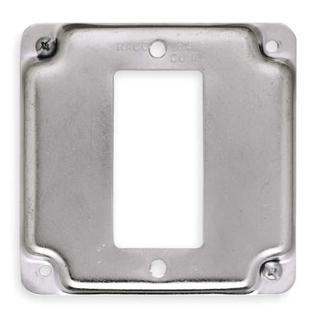 RACO Raco 808C 4 Square 1 GFI Recep Cover