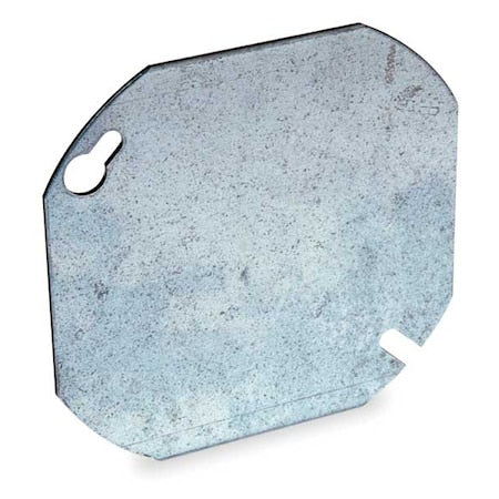 RACO Raco 722 4-Inch Blank Flat Steel Octagon Cover