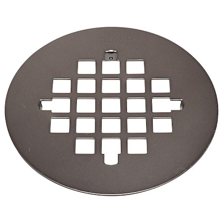 OATEY Oatey 42020 4-1/4 Pipe Dia. Stainless Steel Floor Snap-Tite Designer Finish Strainer
