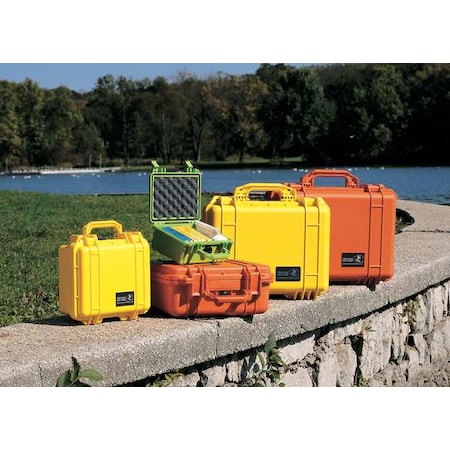 PELICAN WIRELESS SYSTEMS Pelican 1500-000-240 Protector Case Yellow 16.75 x 11.18 x 6.12 Inches