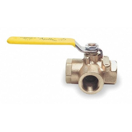 APOLLO VALVES Apollo Valves 7060401 70-600 Series 3/4 in. Bronze Standard Port FNPT 400# Ball Valve