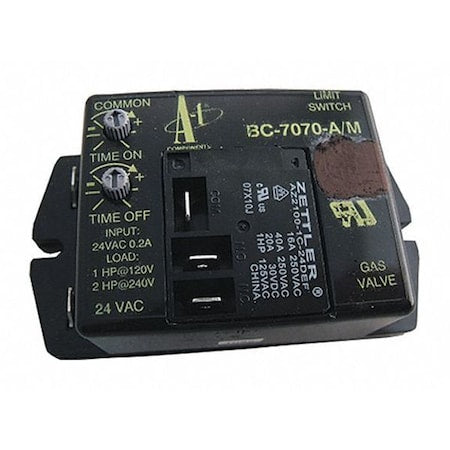 SUPCO Supco BC7070 Blower Control 24V 0-4min Time Delay