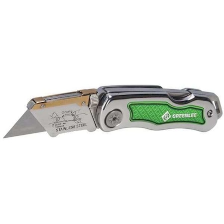 GREENLEE Greenlee 0652-22 8.9 Folding Utility Knife with Retractable 3-Position Serrated Blade