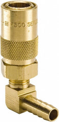 PARKER Parker PC514 90 Degree Hose Barb Coupler 0.5 in Brass
