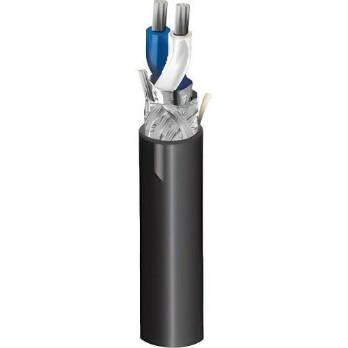 WEST PENN WIRE West Penn Wire DRS485DBBK1000 Shielded Fire Alarm Cable