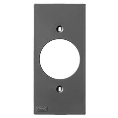 HUBBELL Hubbell Premise Wiring KP720BK Keystone Faceplate 1-gang