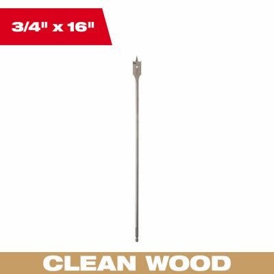 MILWAUKEE Milwaukee 48-27-0185 3/4x16 Spade Bit Hex Shank
