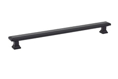 EMTEK Emtek 86303US19 Geometric Cabinet Pull 10in Ctc Flat Black