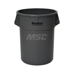 CONTINENTAL INDUSTRIES Continental 5500GY 55 Gal Round Trash Can Gray