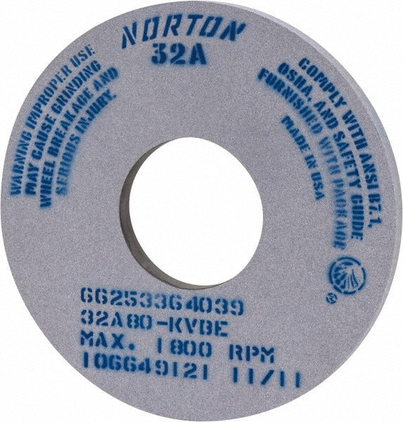 NORTON Norton 66253364039 Surface Grinding Wheel 80 Grit 14in