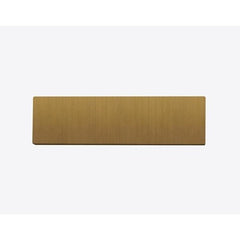 DOORBIRD Doorbird 423862876 Intercom Name Plate Blank Brushed Gold
