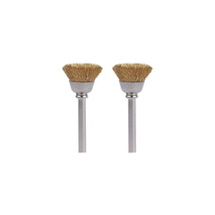 DREMEL Dremel 536-02 End Brush 1/2 Inch Brass Flat Faced Wire