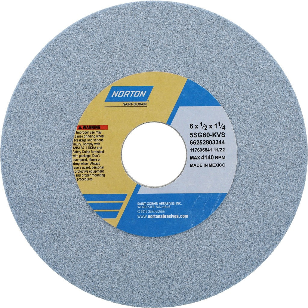 NORTON Norton 66252803344 Surface Grinding Wheel 6in 60 Grit