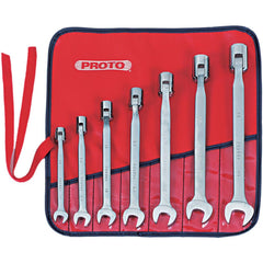 PROTO Proto J1270A Flex Head Combo Wrench Set 7 Pc Inch