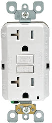 LEVITON Leviton R12-GFTR2-0KW SmartlockPro Self-Test GFCI outlet 20A 125V (Duplex 5-20R) R92-GFTR2-0KW
