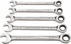 GEARWRENCH Gearwrench 93005 Ratcheting Combo Wrench Set 5 Pc Sae