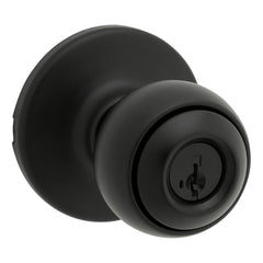 KWIKSET Kwikset 400P-514S Polo Knob Entry Lock Matte Black