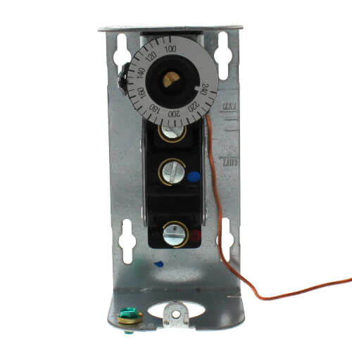 JOHNSON CONTROLS Johnson Controls A19AAC-63C Remote Temp SPDT Control 6' Cap 100/350F 1/4x4-1/2 Bulb 8.5 Fix Dif