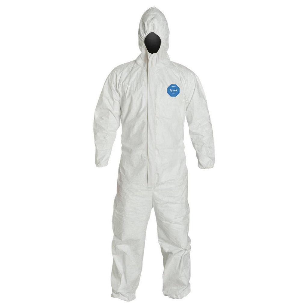 DUPONT Dupont TY127SWHMD0025NF Disposable Coveralls Medium 25 Pack