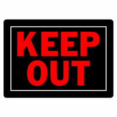 HILLMAN Hillman Fasteners 840139 Keep Out Sign 10x14 Inches