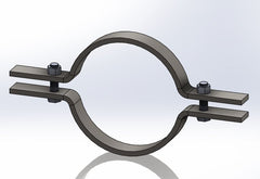 HANGERS HANGERS 50B0400 Standard Plain Riser Clamp 4 Inch IPS