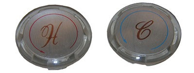 LASCO Larsen Supply Co. 0-6051 Hot Cold Faucet Button Set