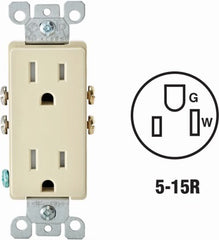 LEVITON Leviton Mfg Co R58-T5325-0DI Tamper Resistant Receptacle