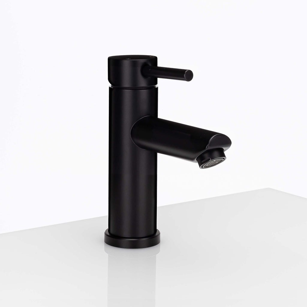 HARNEY HARDWARE Harney Hardware SHFRSS19 Single Hole Contemporary Modern Bathroom Sink Faucet 7 In. (Replacement Moen 4000)