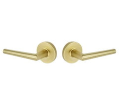 EMTEK Emtek EE3120LENSB Passage Lock Lennon Lever Satin Brass