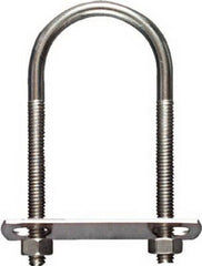 NATIONAL HARDWARE National Mfg N222-455 Stainless Steel U-bolt Marine Outdoor