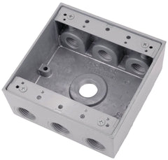 MULBERRY METAL PRODUCTS Mulberry 30269 2-Gang Weatherproof Box (7 x 1/2 in Hubs) (fka R-DOT 2IH7-1)