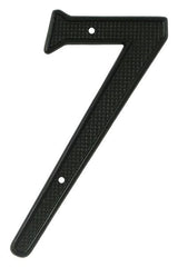 DELTANA Deltana RNZ47 4 Inch Zinc House Number Black