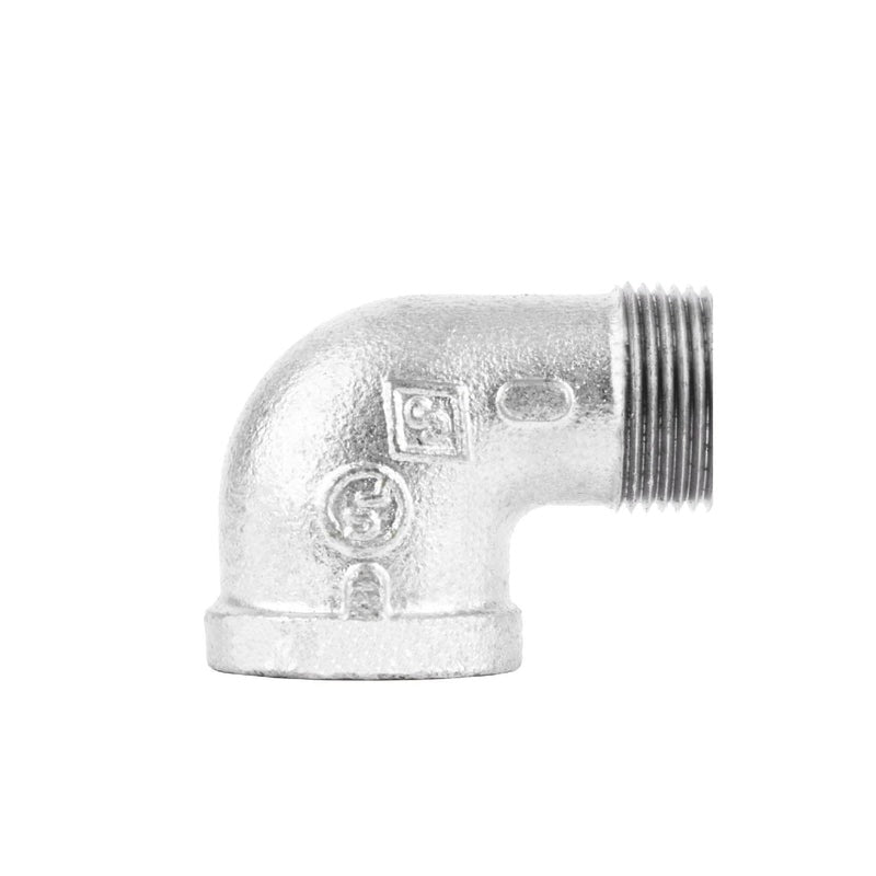 CODA RESOURCES Coda Resources 506716 2 in Galvanized Iron 90 Degree Street Elbow