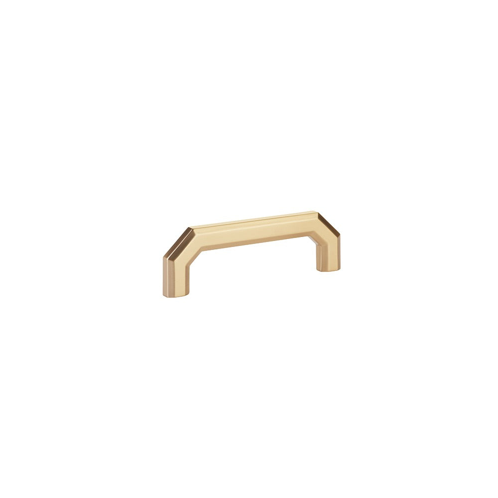 EMTEK Emtek 86615US4 Riviera Cabinet Pull 4 in Satin Brass