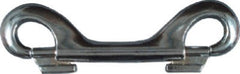 NATIONAL HARDWARE National Mfg N222-695 Nickel Double Bolt Snap 4-9/16 in