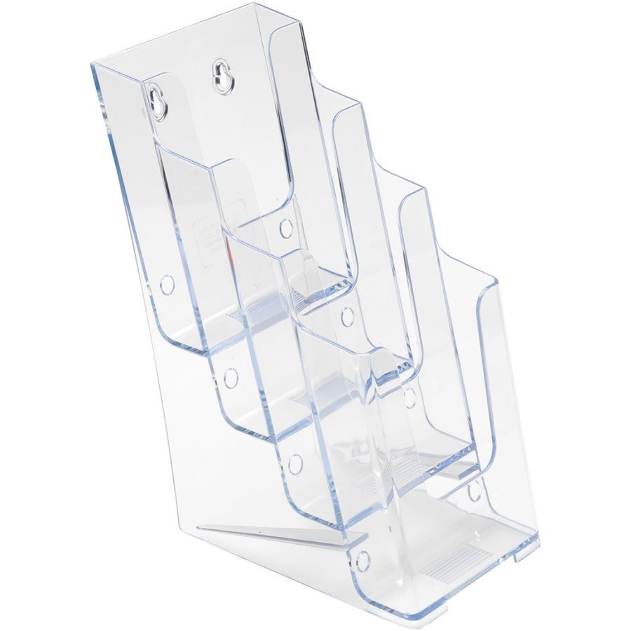 DEFLECTO Deflecto DEF77701 Literature Holder 4 Leaflet 4-7/8 x 8 x 10 Pack DEF77701