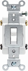 LEVITON Leviton Mfg Co S08-CS220-2WS 2-pole Toggle Switch 20A