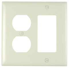 LEGRAND Pass Seymour TP826LACC12 2-gang Wall Plate Light Almond 12-pack