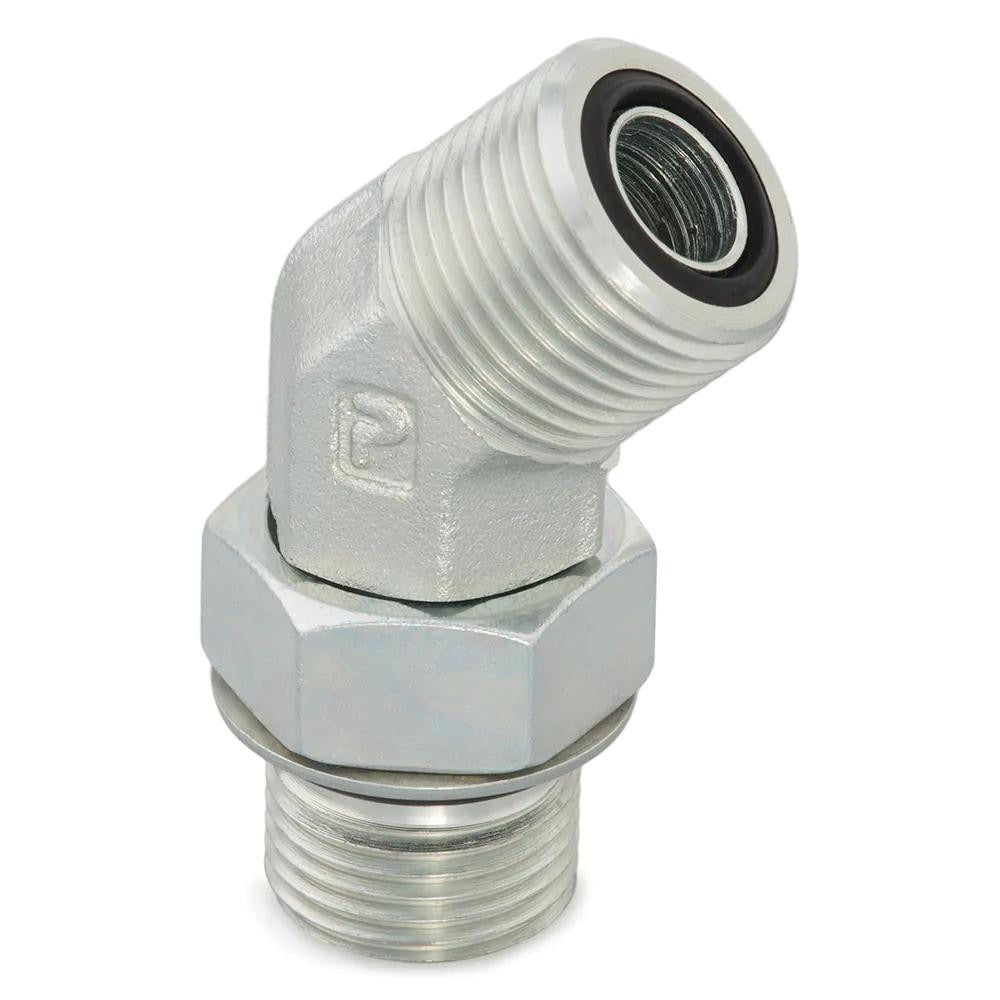 PARKER Parker 4 V5OLO-S Male 45 Elbow Fitting 1/4 in Od 6000 Psi
