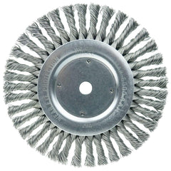 WEILER Weiler 08615 Knotted Wheel Brush 8 Inch Carbon Steel