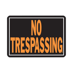 HY-KO Hy-Ko 804 No Trespassing Aluminum Sign (9.25 x 14 in)