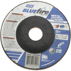 NORTON Norton 66252843192 Type 27 Grinding Wheel 4.5in 24 Grit